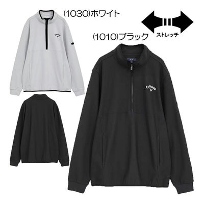 キャロウェイ（Callaway） 裏起毛ハーフジップモックネックシャツ C25233109 メンズウェア 25 秋冬モデル【最終処分価格】