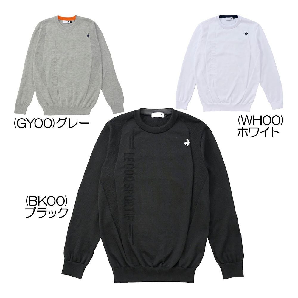 ルコック le coq sportif 地柄セーター LG4FST01M メンズウェア 秋冬