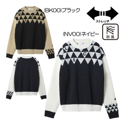 ルコック（le_coq_sportif） 裏地付き防風モックネックセーター LG5FST01L レディースウェア 25 秋冬モデル