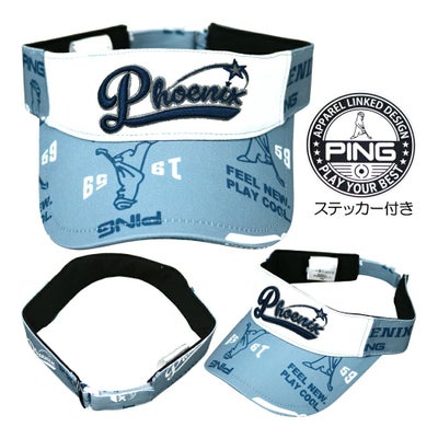 ピン（PING） 総柄プリントバイザー 621-5287005 メンズバイザー 25 秋冬モデル
