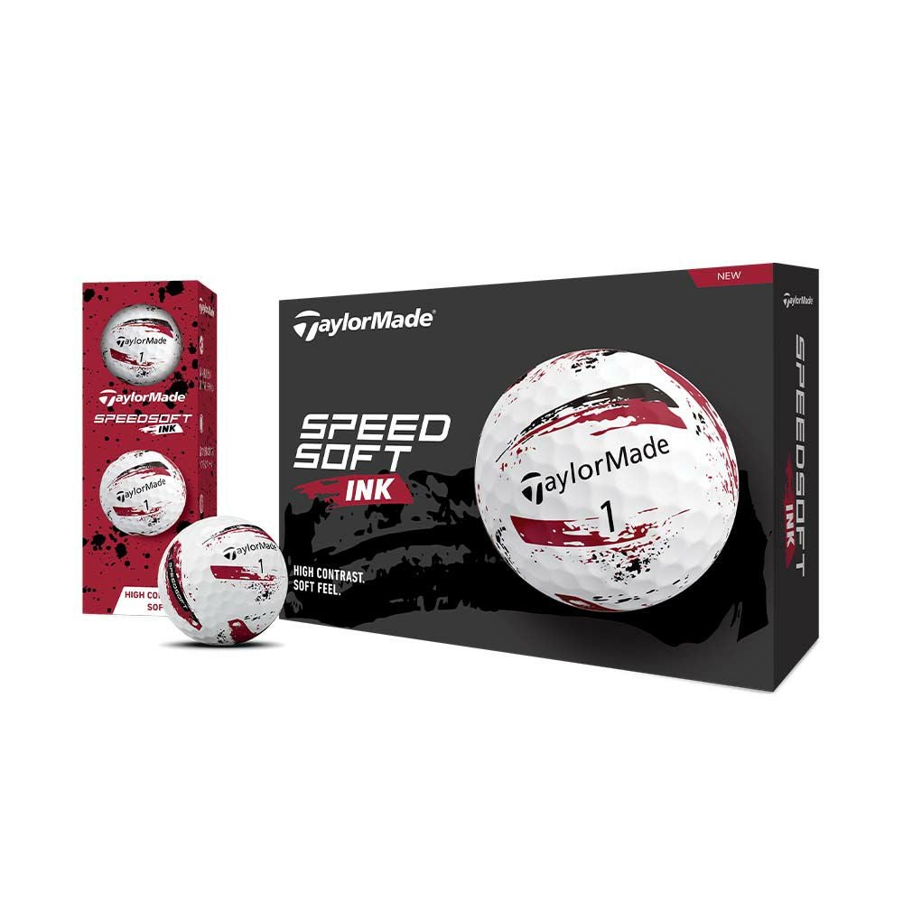 テーラーメイド TaylorMade SPEEDSOFT INK ボール グリーン 1ダース