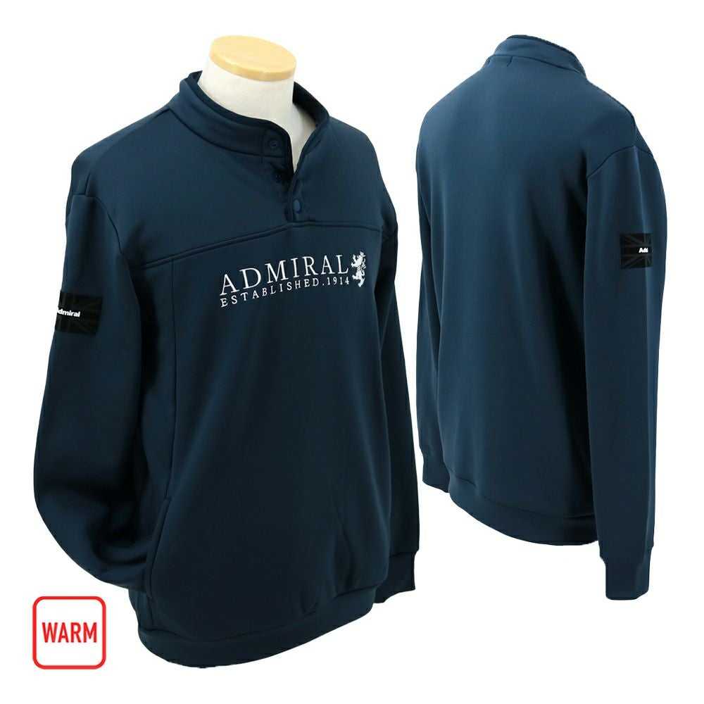 アドミラル（Admiral） カルイシ ハーフドットボタン スウェット