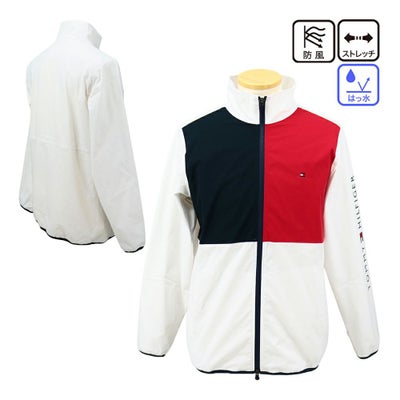 トミーヒルフィガー（Tommy_Hilfiger） カラーブロック ウインドジャケット THMA567 メンズウェア 25 秋冬モデル【最終処分価格】