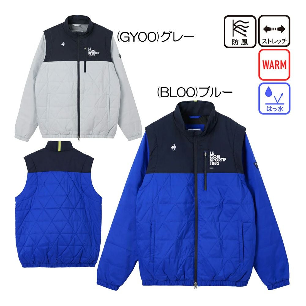 ルコック le coq sportif 【袖取り外し可能】ヒートナビ中わた2WAY
