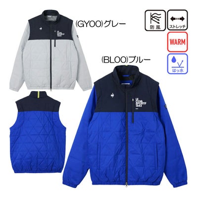 ルコック（le_coq_sportif） 「袖取り外し可能」ヒートナビ中わた2WAYブルゾン LG5FWB50M メンズウェア 25 秋冬モデル
