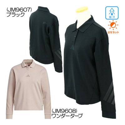 アディダス（Adidas） ポロシャツ 長袖 JWJ89 レディースウェア 25 秋冬モデル【最終処分価格】
