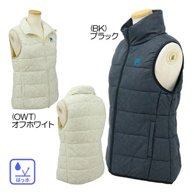 フィラ（FILA） レオパード柄ライトダウンベスト 795-241 レディースウェア 25 秋冬モデル