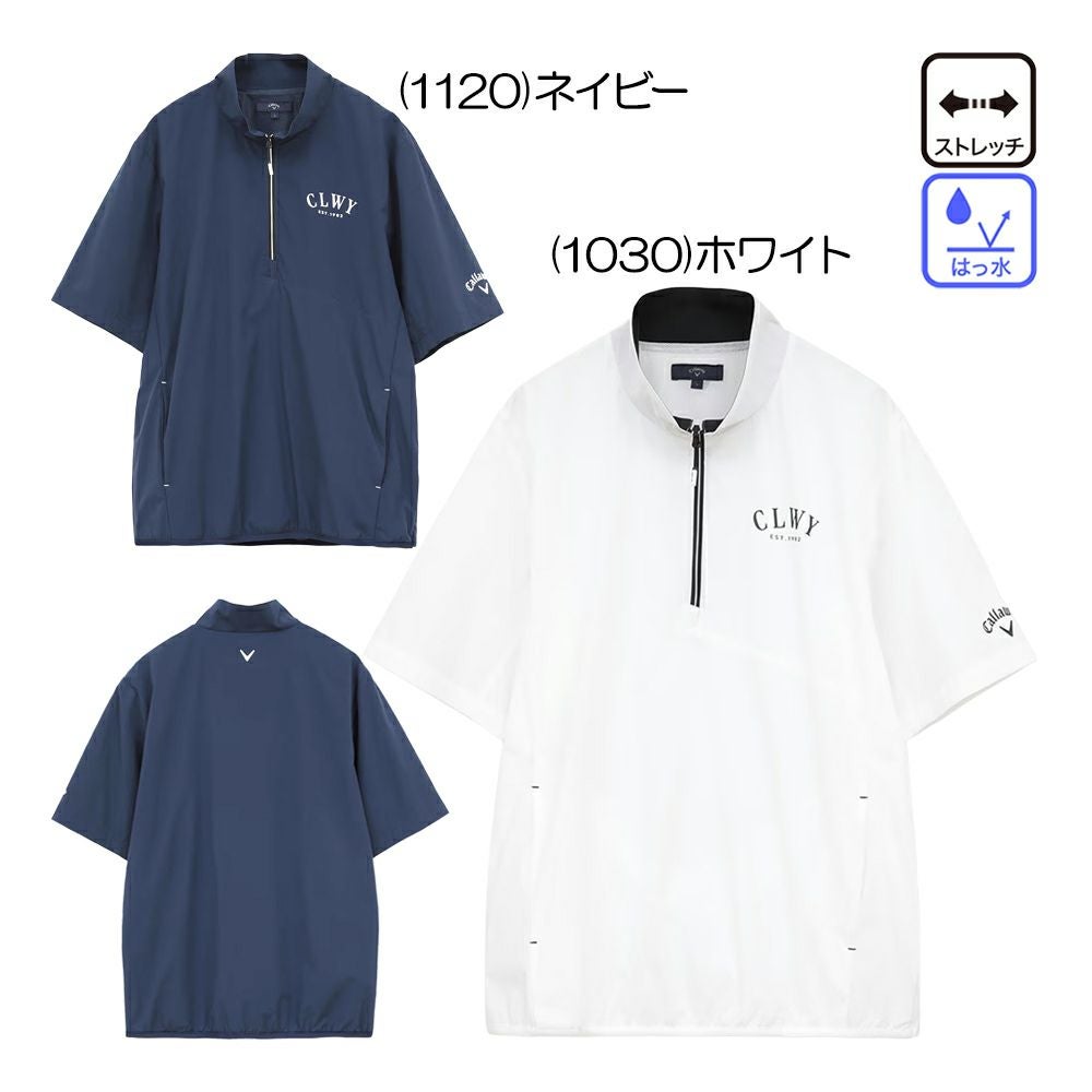 【ホワイト】テラエステルストレッチ2WAY撥水ブルゾン <PERFORMANCE> (LADIES) ピン PING テラエステルストレッチ2way 撥水ブルゾン 621-6120101