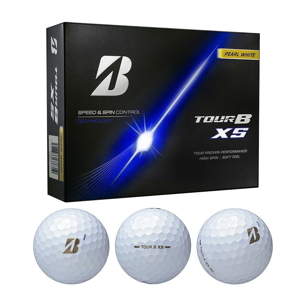 ブリヂストン BRIDGESTONE GOLF TOUR B XS ボール パールホワイト 1