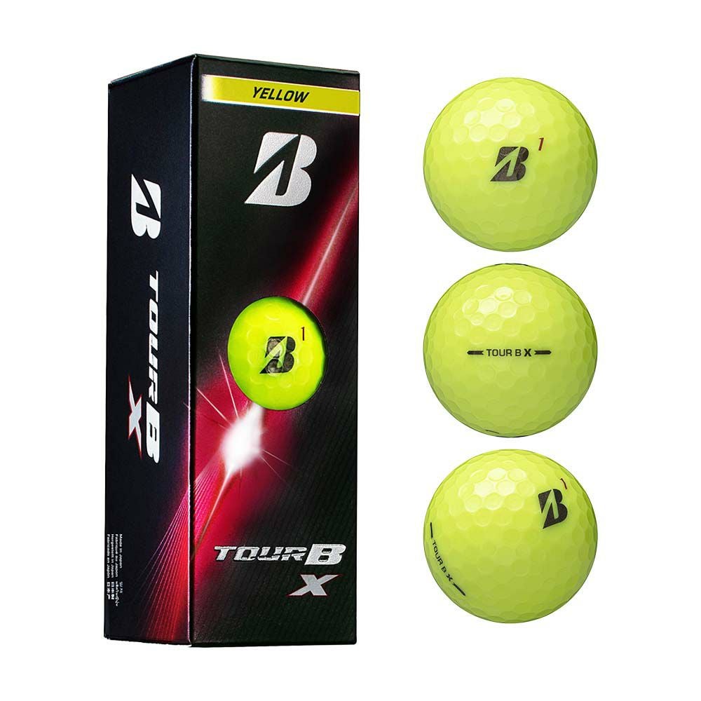 ブリヂストン BRIDGESTONE GOLF TOUR B XS ボール イエロー 1スリーブ