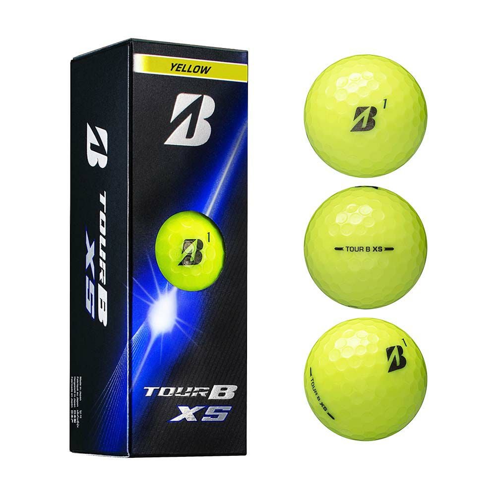 ブリヂストン BRIDGESTONE GOLF TOUR B XS ボール イエロー 1スリーブ
