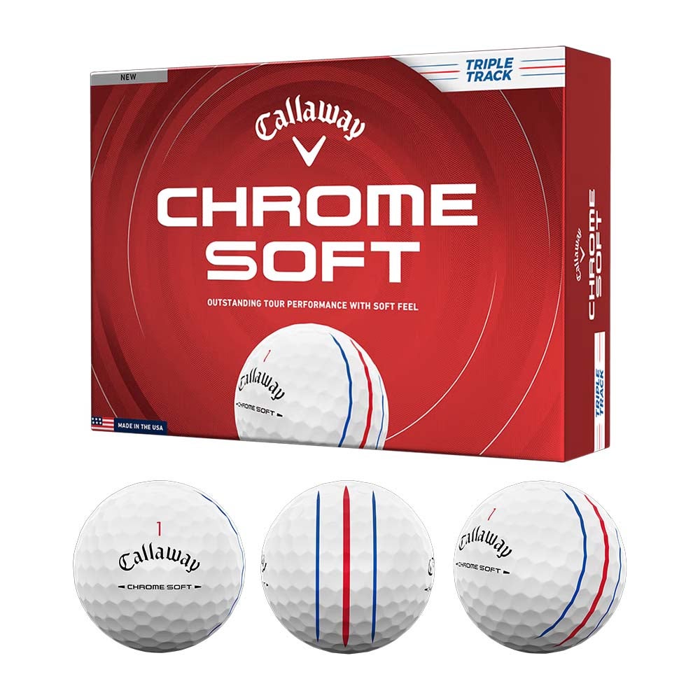 キャロウェイ Callaway CHROME SOFT トリプル・トラック ボール