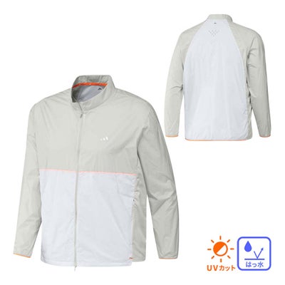 アディダス（Adidas） 撥水 軽量 ベンチレーション フルジップ ジャケット WL598 メンズウェア 26春夏モデル