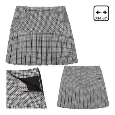 キャロウェイ（Callaway） チェックプリーツスカート C26128203 レディーススカート 26春夏モデル