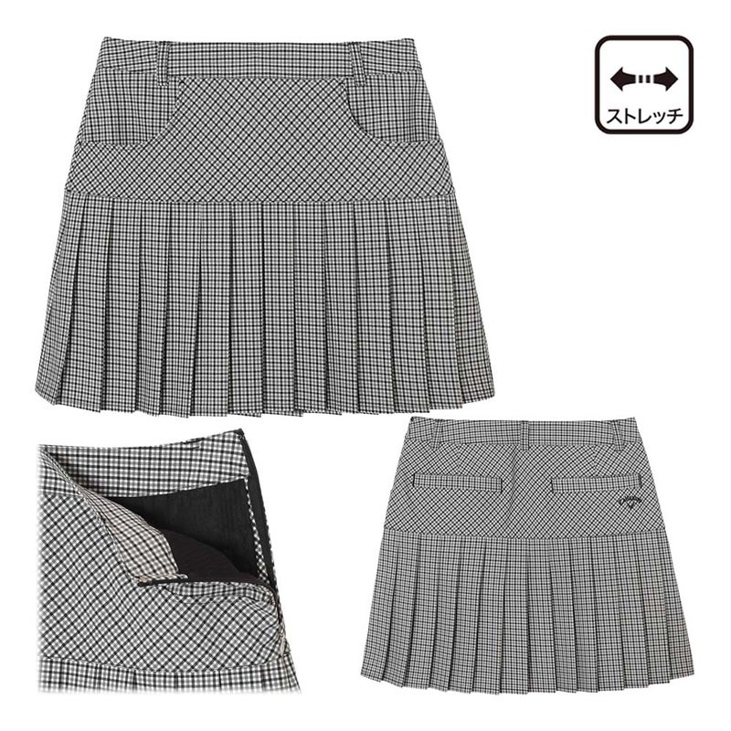 チェックプリーツスカート C26128203 レディーススカート 26春夏モデル