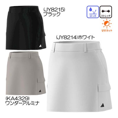 アディダス（Adidas） EX-STRETCH ACTIVE 撥水 ユニバーサルスカートIF740 レディーススカート 26春夏モデル