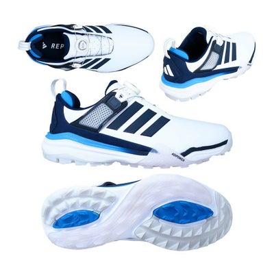 アディダス（Adidas） アディパワー 26 Boa スパイクレスシューズ JS4139 ホワイト/ネイビー 2026