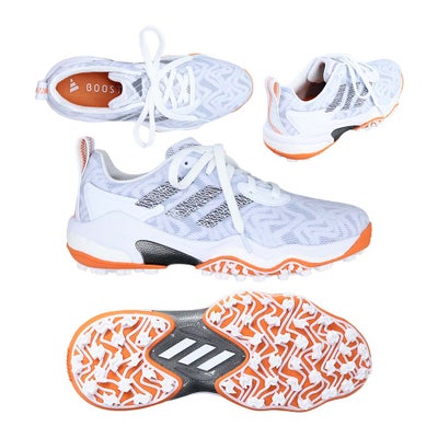 アディダス（Adidas） コードカオス25 スパイクレスシューズ HQ0034 ホワイト/オレンジ 2026