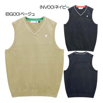 ルコック（le_coq_sportif） ウォッシャブルVネックニットベスト LG6SVE50M メンズウェア 26春夏モデル
