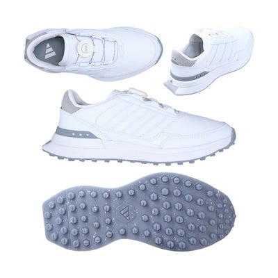 アディダス（Adidas） S2G 26 ボア レディース スパイクレスシューズ JQ3557 ホワイト/シルバー 2026
