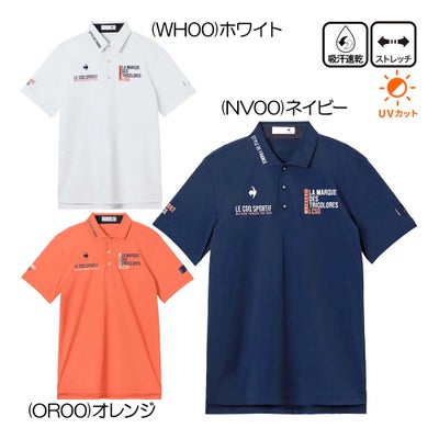 ルコック（le_coq_sportif） マーキングデザイン半袖シャツ LG6SHS00M メンズウェア 26春夏モデル