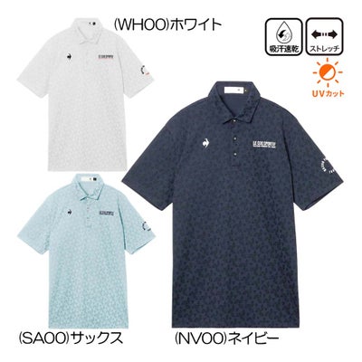 ルコック（le_coq_sportif） トライアングルジャカード半袖シャツ LG6SHS01M メンズウェア 26春夏モデル