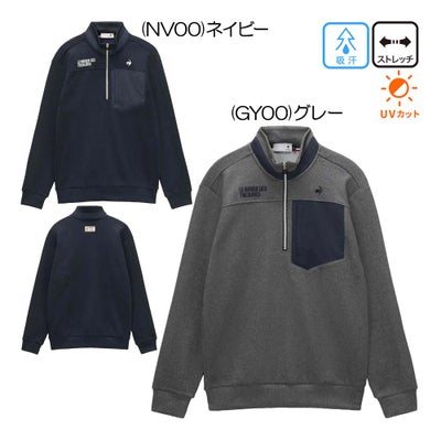 ルコック（le_coq_sportif） 『DAILY』ワッフルニットハーフジップカットソー LG6SSW02M メンズウェア 26春夏モデル