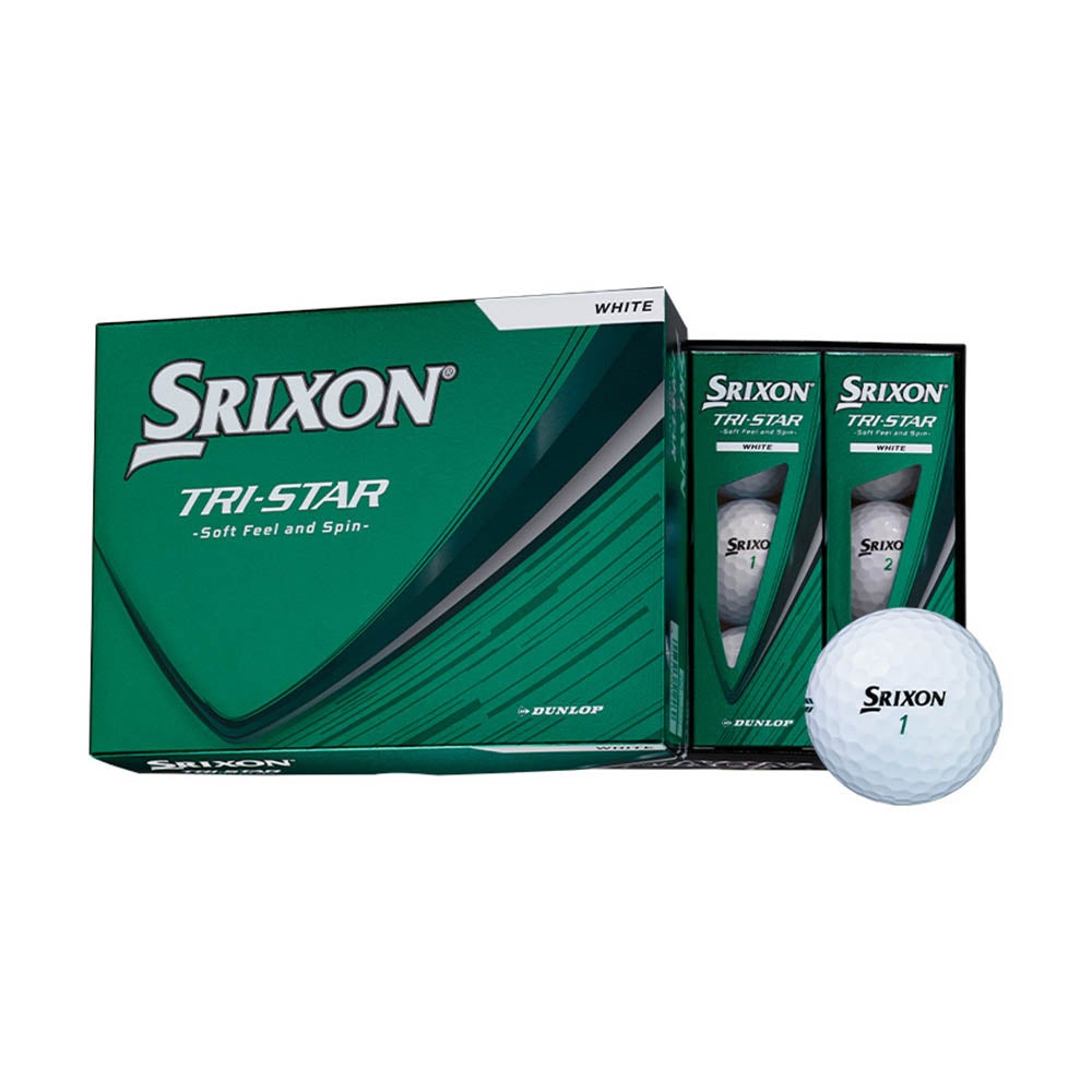 スリクソン SRIXON TRI-STAR ボール ロイヤルグリーン1ダース 2026