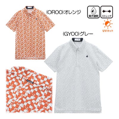 ルコック（le_coq_sportif） ルースタータイル柄半袖シャツ LG6SHS02M メンズウェア 26春夏モデル