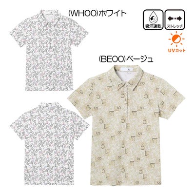 ルコック（le_coq_sportif） 総柄半袖シャツ LG6SHS01L レディースウェア 26春夏モデル