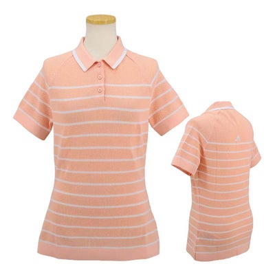 アディダス（Adidas） ボーダーニットポロシャツ TU249 レディースウェア 26春夏モデル