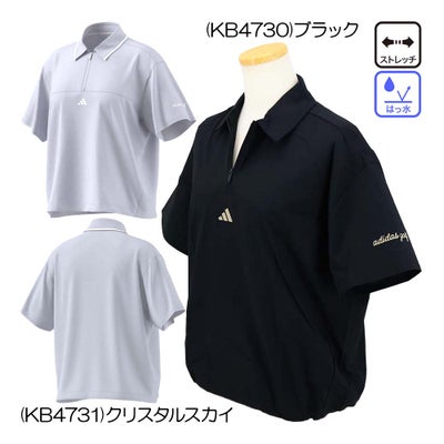 アディダス（Adidas） 撥水 ウーブン 半袖シャツ TX252 レディースウェア 26春夏モデル