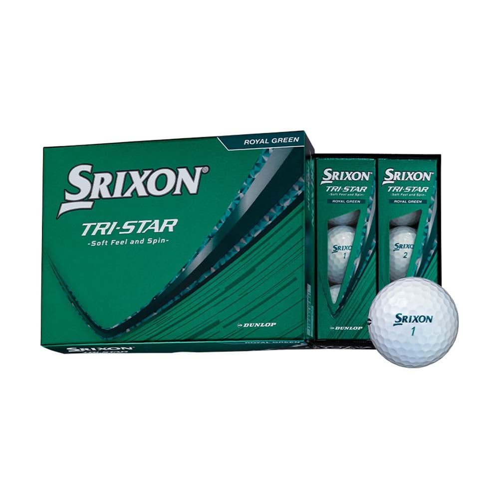 スリクソン SRIXON TRI-STAR ボール ロイヤルグリーン1ダース 2026