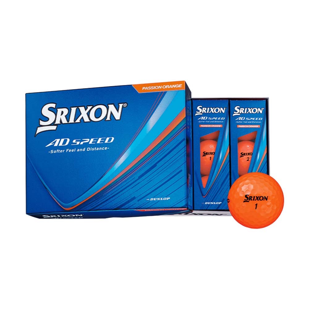 スリクソン SRIXON AD SPEED ボール パッションオレンジ 1ダース 2026