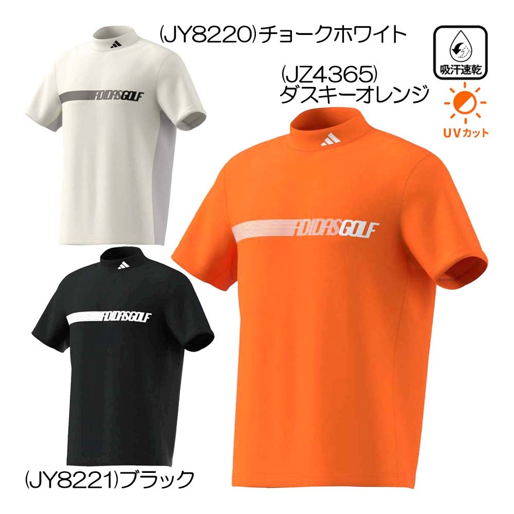 アディダス Adidas モックネック 半袖シャツ ZQ650 メンズウェア 26春
