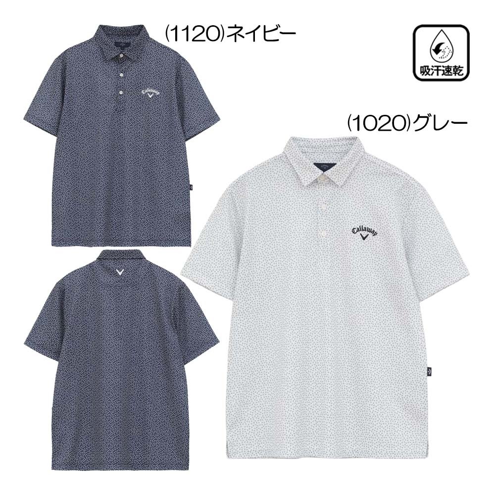 キャロウェイ Callaway ビッグカノコ台衿付き半袖ポロシャツ C26134100