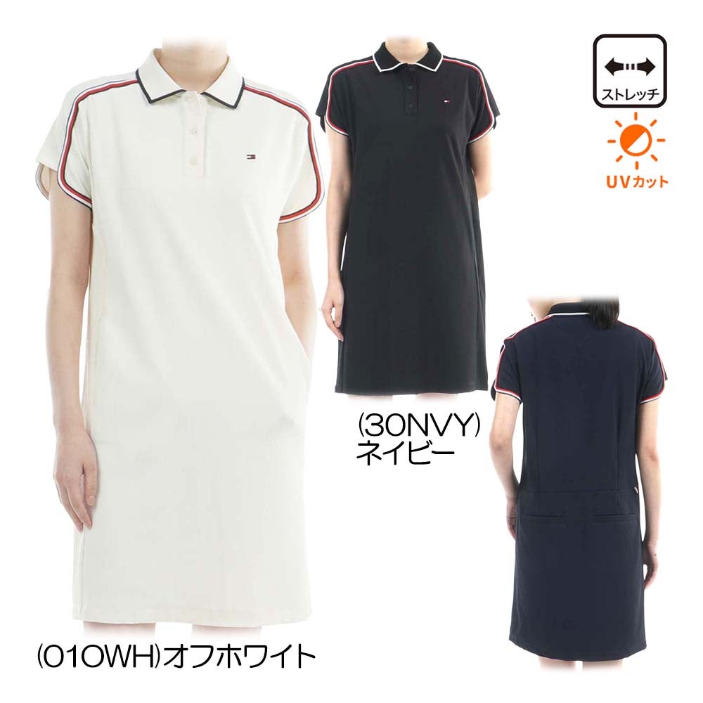 トミーヒルフィガー Tommy Hilfiger ストレッチコードピケ ポロ