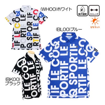 ルコック（le_coq_sportif） マルチカラーロゴ柄半袖シャツ LG5SHS05M メンズウェア 春夏モデル