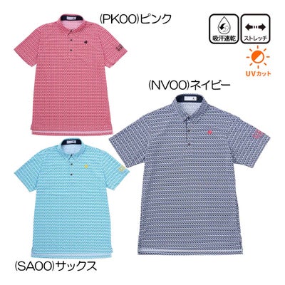 ルコック（le_coq_sportif） トライアングル小柄半袖シャツ  LG5SHS06M メンズウェア 春夏モデル