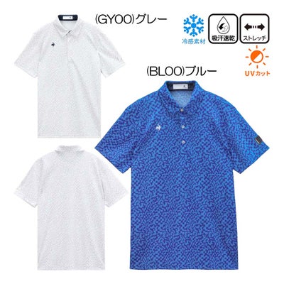 ルコック（le_coq_sportif） ミナモ柄半袖シャツ LG6SHS08M メンズウェア 26春夏モデル