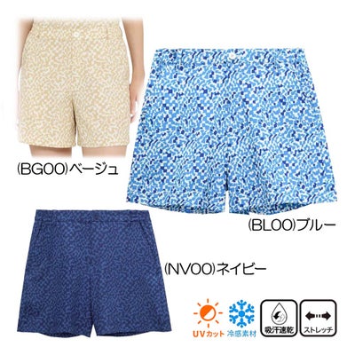 le coq sportif all-over print shorts LG6SHP01L women's pants 26 Spring/Summer model