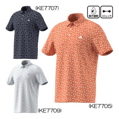 アディダス（Adidas） アルティメット365 メッシュ プリント クライマクール ポロシャツ CN914 メンズウェア 26春夏モデル