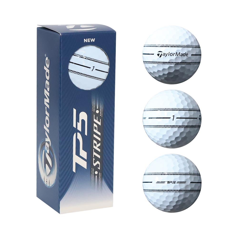 テーラーメイド TaylorMade TP5 ストライプ ボール ホワイト 1スリーブ