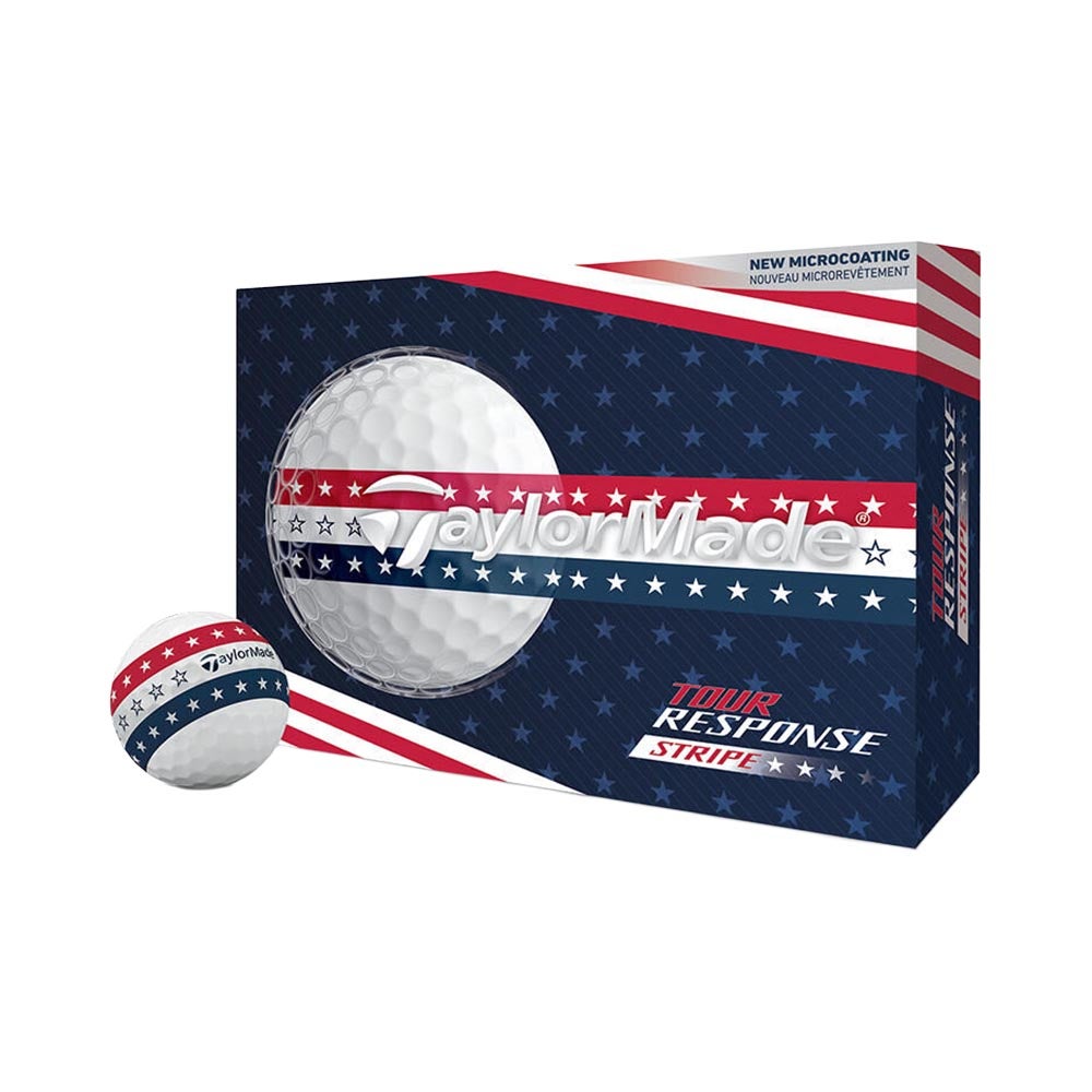 新品 TaylorMadeツアーレスポンスストライプボールネイビー2ダース24球 テーラーメイド TaylorMade ツアーレスポンス ストライプボール USA 1