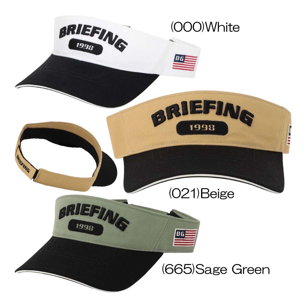 ブリーフィング BRIEFING COLLEGE LOGO VISOR BRG261MA9 メンズ
