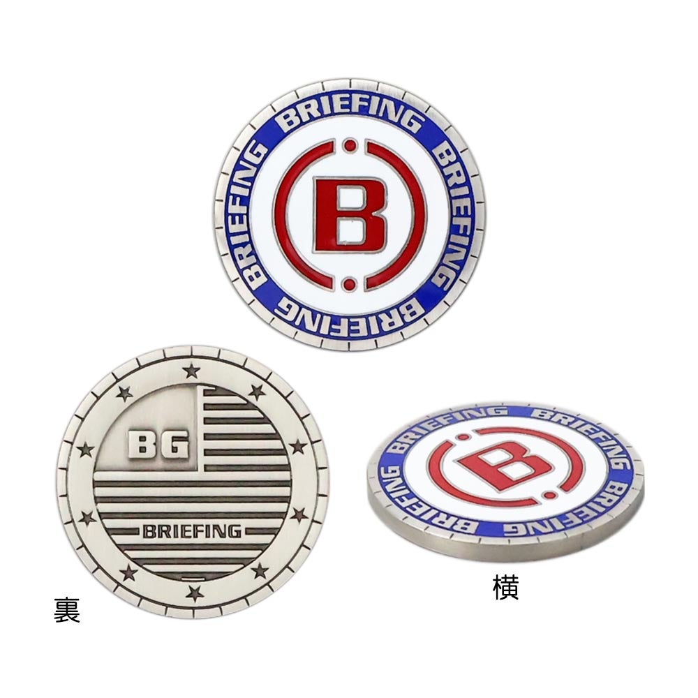 ブリーフィング BRIEFING ENAMEL CIRCLE B MEDAL MARKER BRG261G30