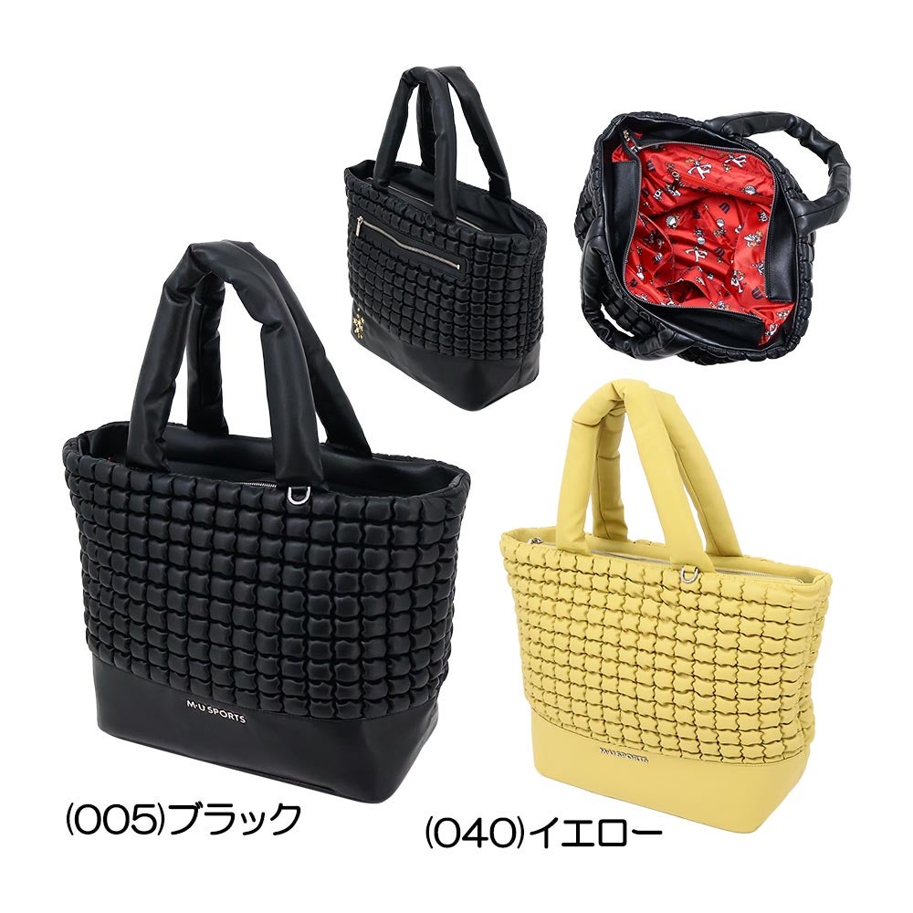 M・U  SPORTS の bag エムユースポーツ MU SPORTS シャーリングキルトエレガントトート