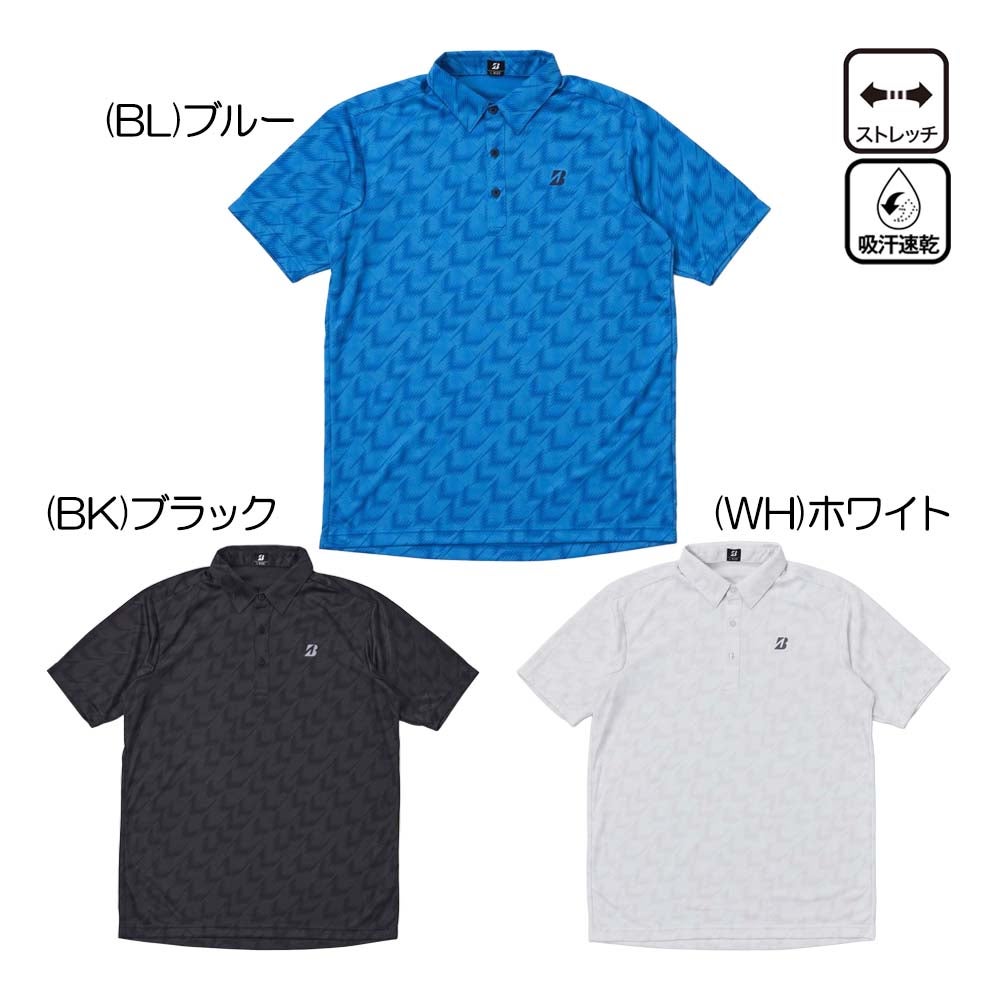 ブリヂストン BRIDGESTONE GOLF 【B-02】 半袖シャツ IGM08A メンズ