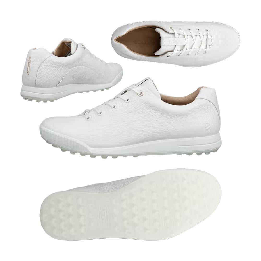 ECCO bion natural motion ホワイト ゴルフシューズ エコー ecco BIOM H5 スパイクレスシューズ レディース 115013 （01007