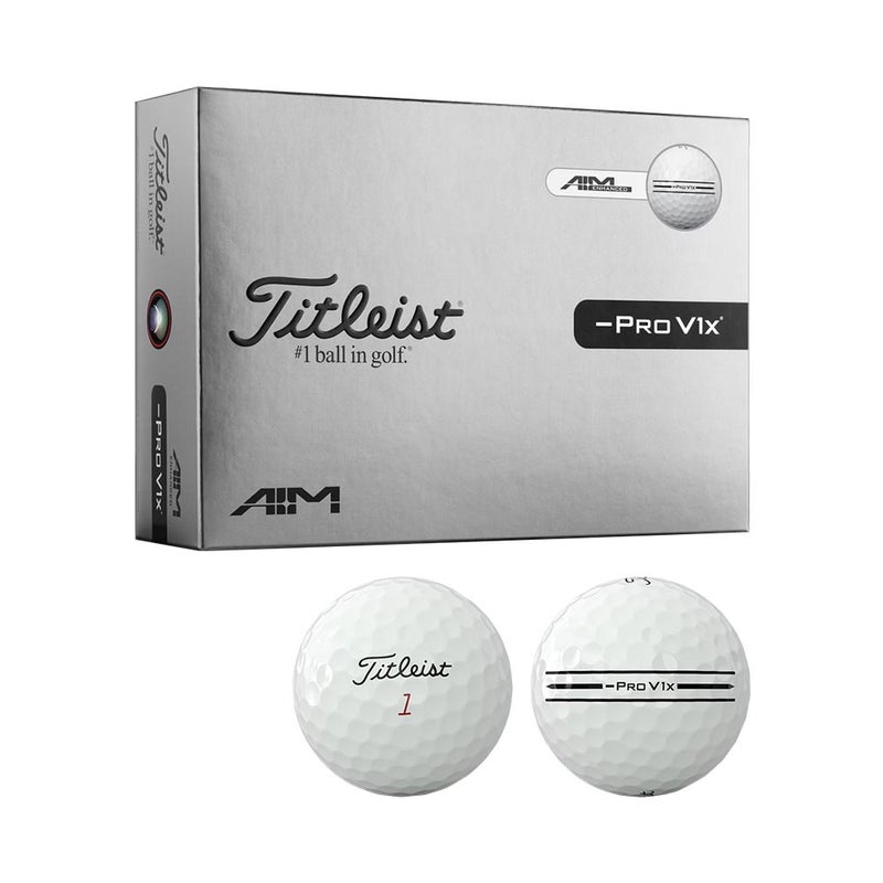 Pro V1x LEFT DASH AIM ボール ホワイト 1ダース 2026 限定品